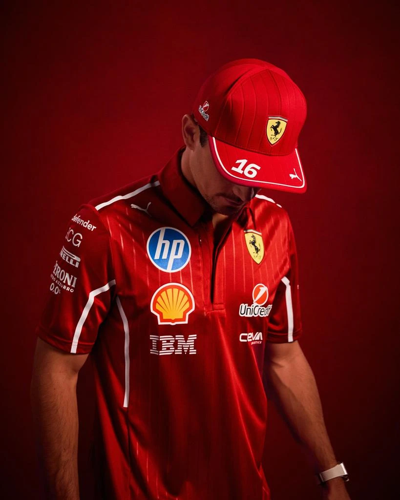 Puma PUMA Scuderia Ferrari F1 2025 Charles Leclerc Hat 5