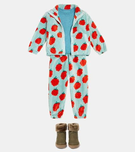 Tinycottons Raspberries fleece sweatpants 2