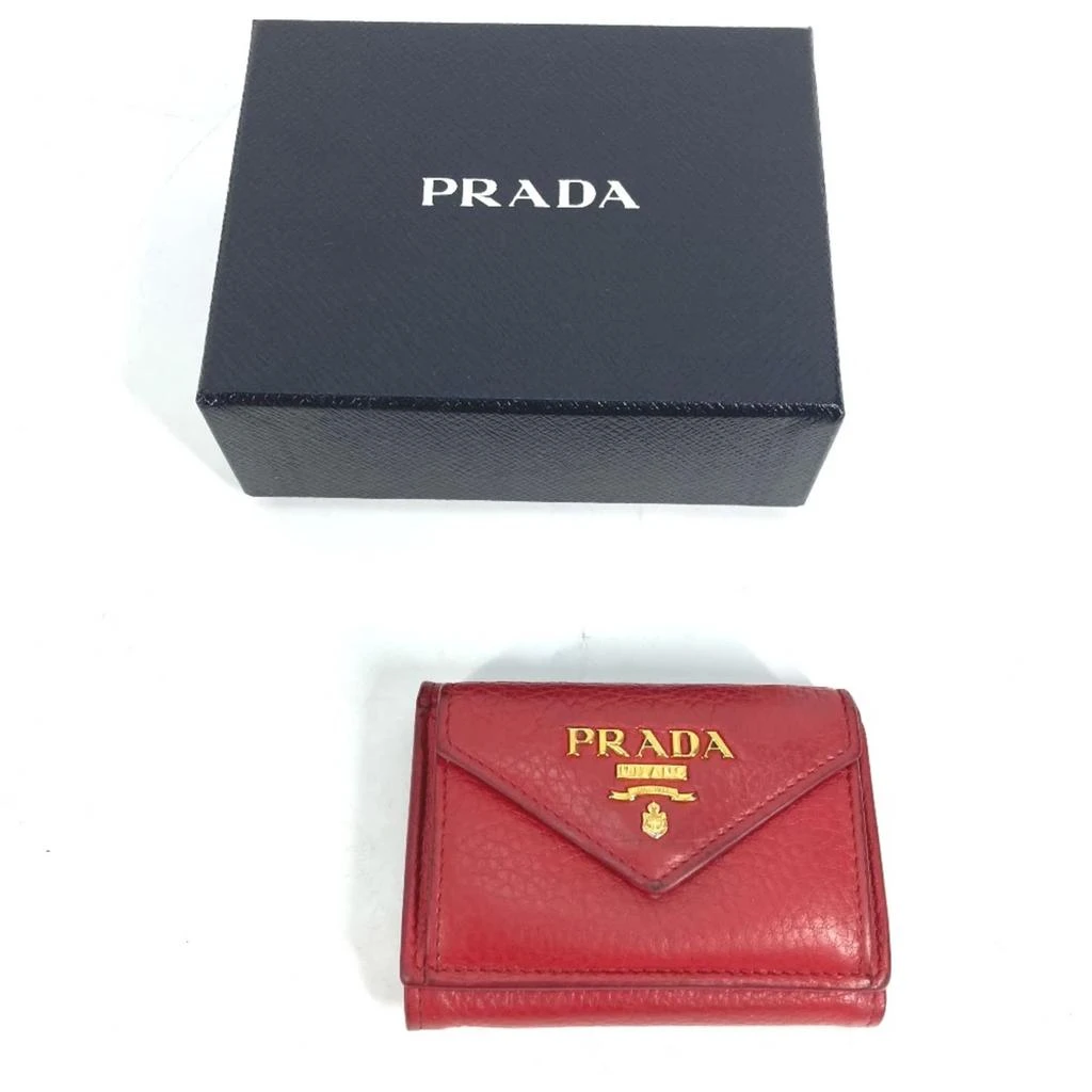 Prada Leather Wallet (Tri-Fold) (Pre-Owned) 2