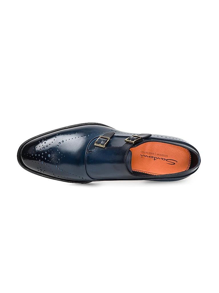 Men\'s Santoni Carter, leather slip on loafers size 12 US made in Italy Santoni Men main image 2