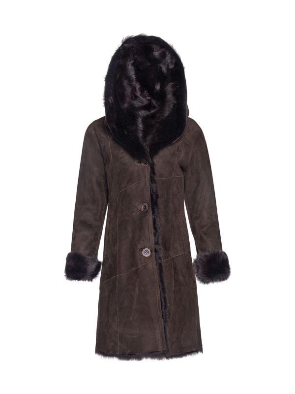 WOLFIE FURS Made For Generation Collection Toscana Shearling Coat