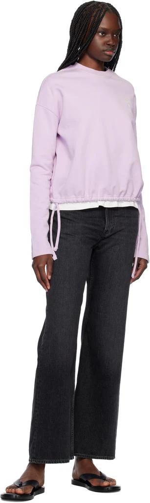 AMI Purple Cotton Ami de Coeur Sweatshirt 4