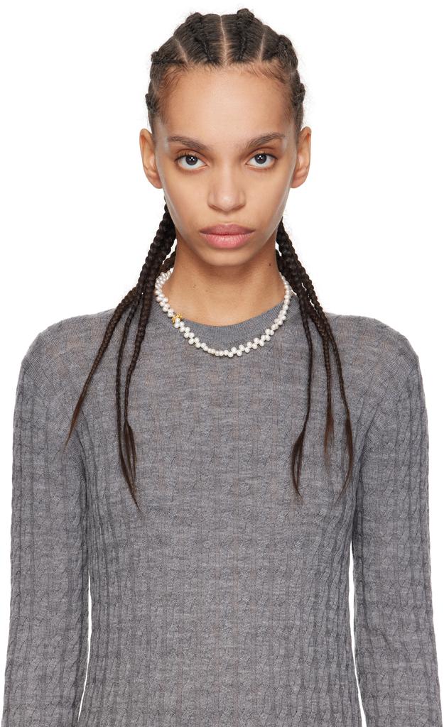 Alighieri White & Gold 'La Calliope' Chapter I Choker