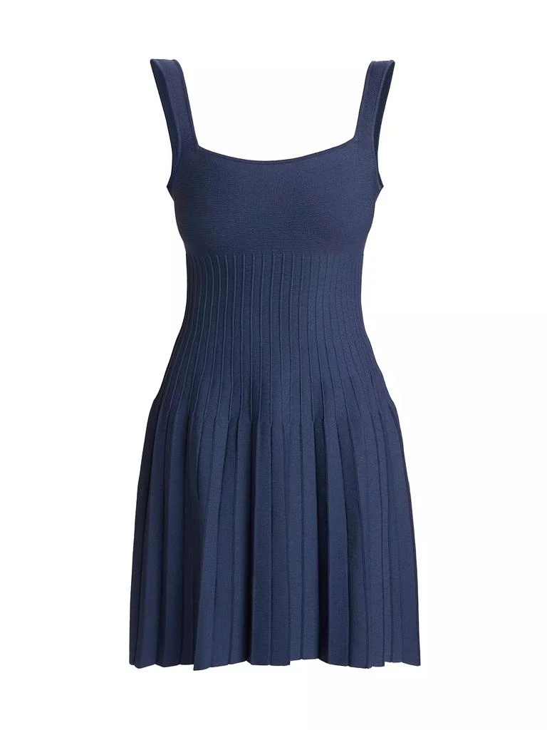 Staud Ellison Rib-Knit Minidress 1