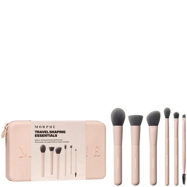 Morphe Morphe Shaping Essentials Bamboo and Charcoal Infused Travel Brush Set 2