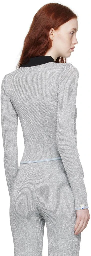 pushBUTTON Silver Fitted Polo 3