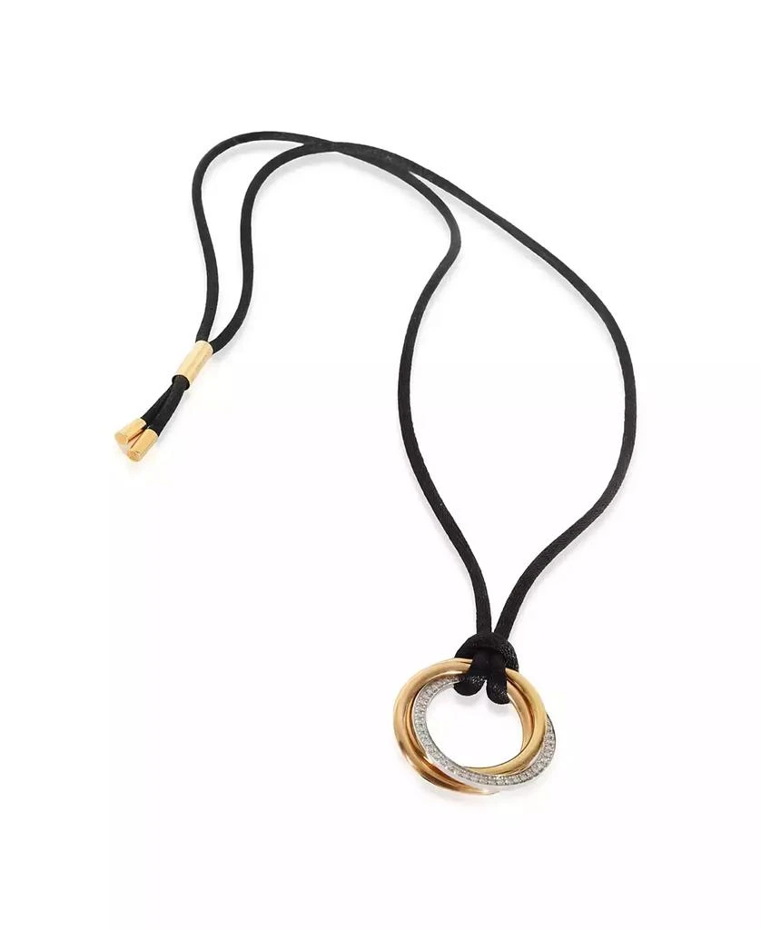 Cartier Cartier 3-Tone Gold Diamond Medium Model Trinity Necklace 4