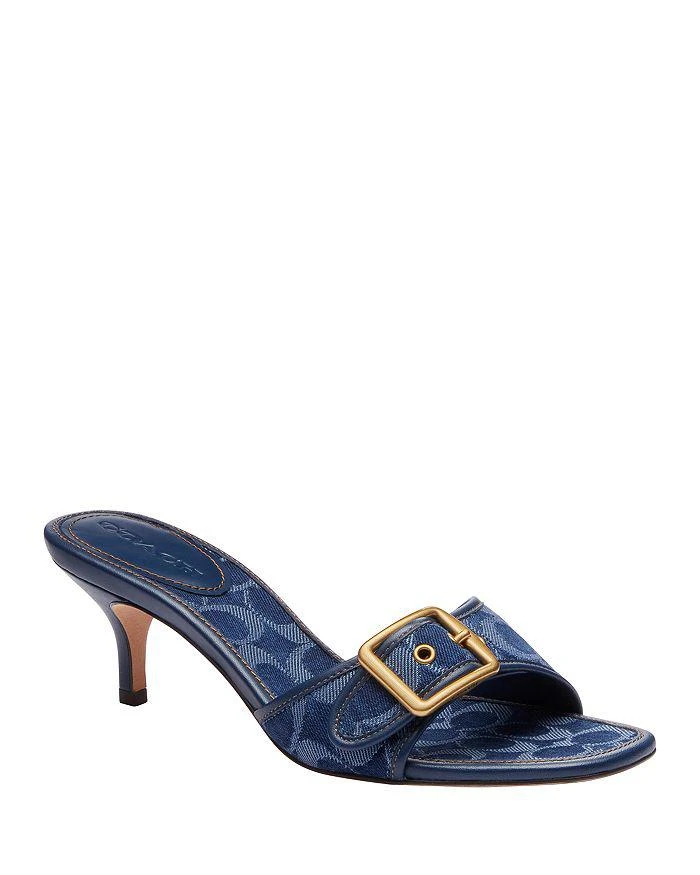Coach Women's Margot Signature Denim Sandals 1