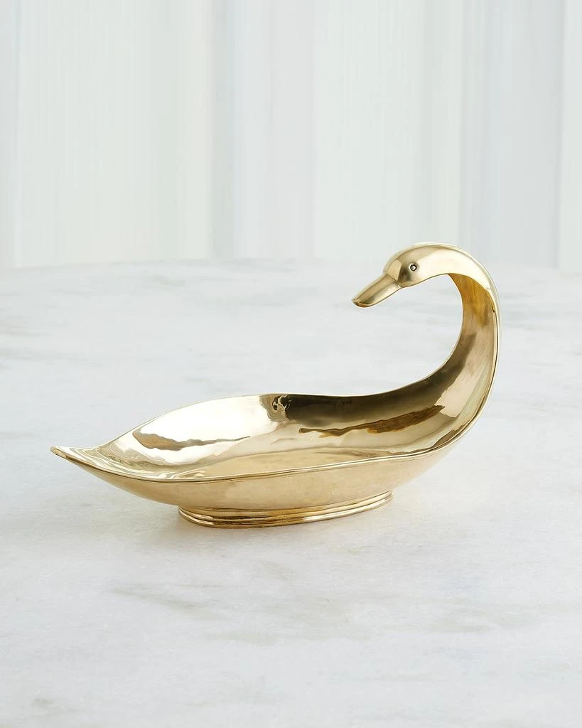 Global Views Brass Duck Bowl, Large 1