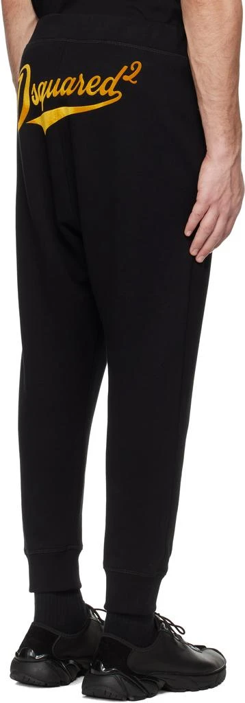 DSQUARED2 Black Relax Dean Fit Sweatpants 3