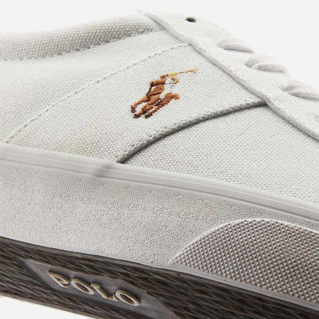 Ralph Lauren Polo Ralph Lauren Men's Sayer Canvas Low Top Trainers - White 4