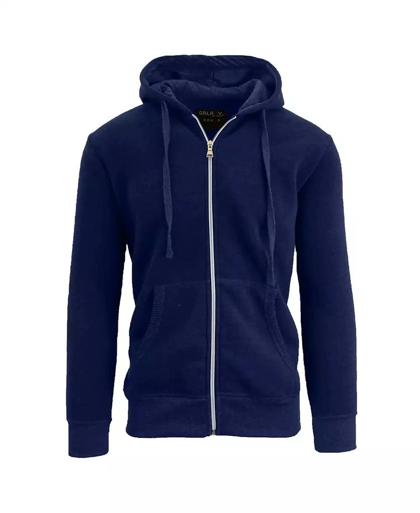 Galaxy By Harvic Men's Full Zip Fleece Hooded Sweatshirt 5