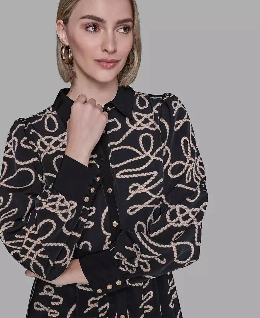 Women's Printed Long Sleeves Dress  On Sale Now with Up to 50% Off |  Discover Exclusive Deals & Savings at BeyondStyle  Authentic Karl Lagerfeld  Paris dress|women's fashion|dresses with Limited-Time Discounts,