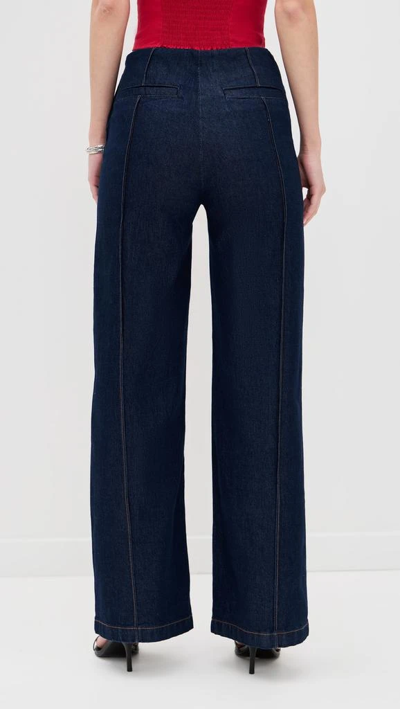 Reformation Arana Stretch Low Rise Wide Leg Trousers 2
