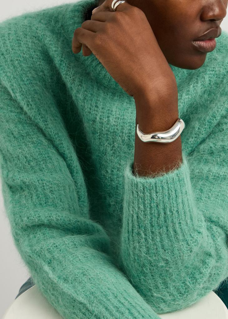 AGMES Astrid large sterling silver cuff