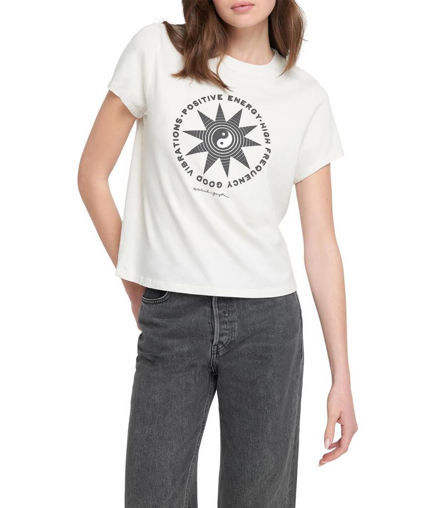 Spiritual Gangster Yin Yang Star Lila Short Sleeve Tee