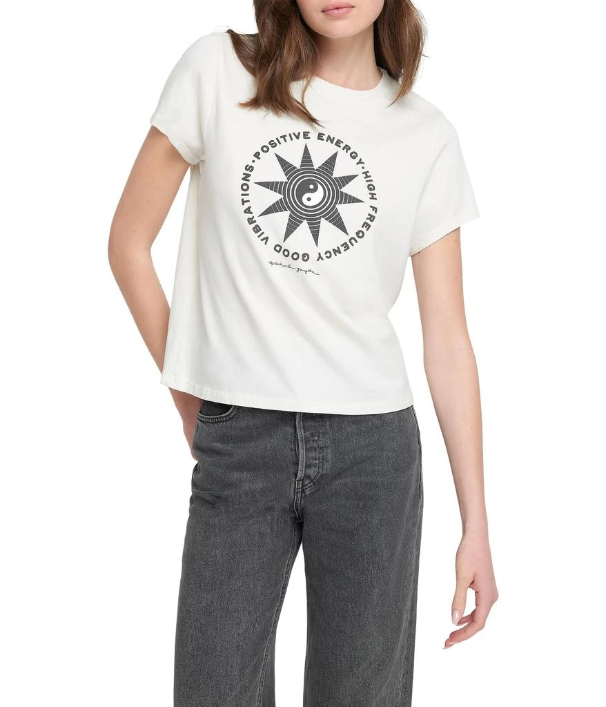 Spiritual Gangster Yin Yang Star Lila Short Sleeve Tee 1