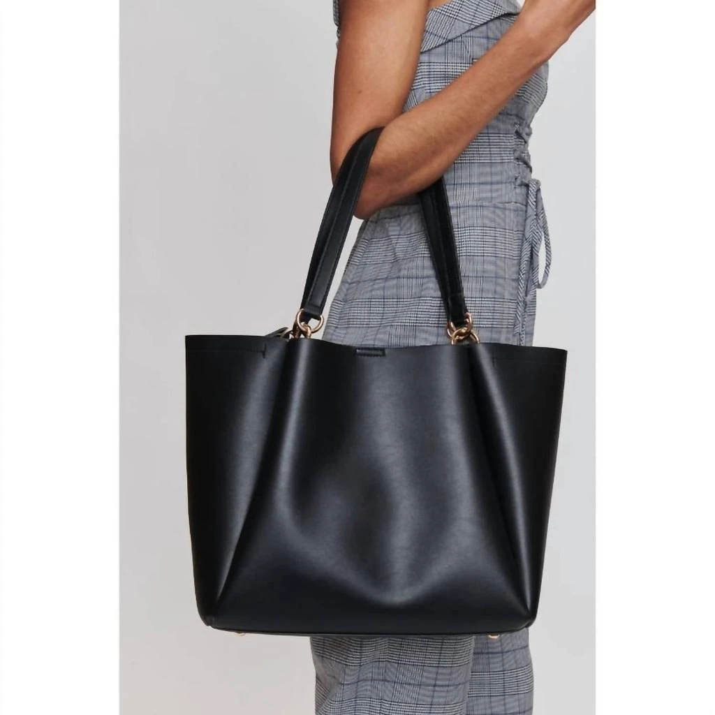 Moda Luxe Women's Brooklyn Tote Bag In Black 4