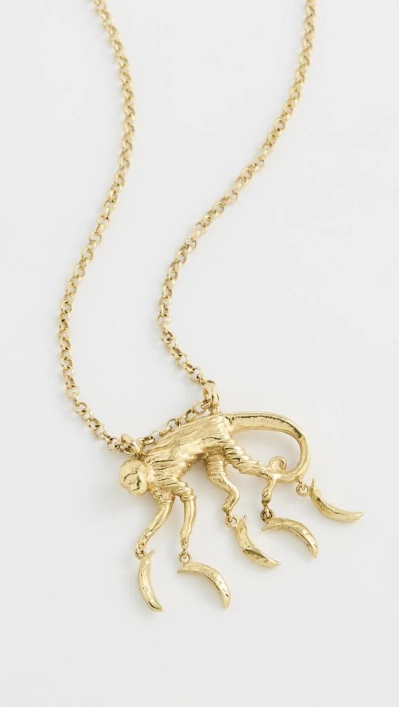 ALMAIS Le Jardin Monkey & Banana Necklace