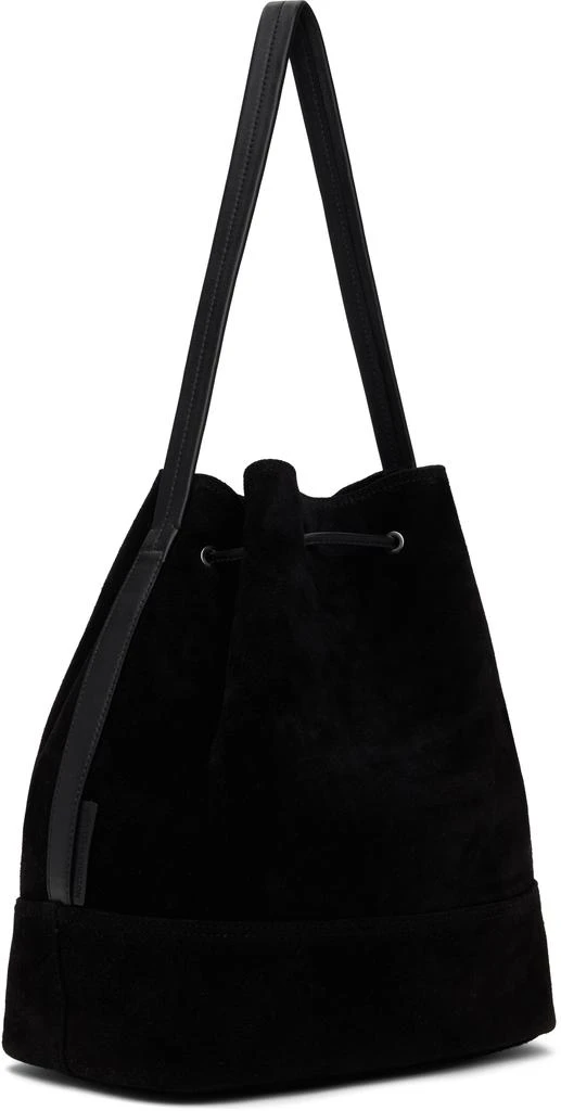 Nothing Written Black Suede Bucket Bag 3
