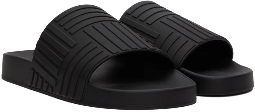 Bottega Veneta Black Slider Sandals 4