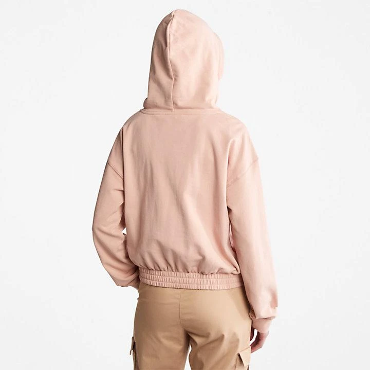 Timberland Established 1973 Logo Hoodie for Women in Light Pink 2