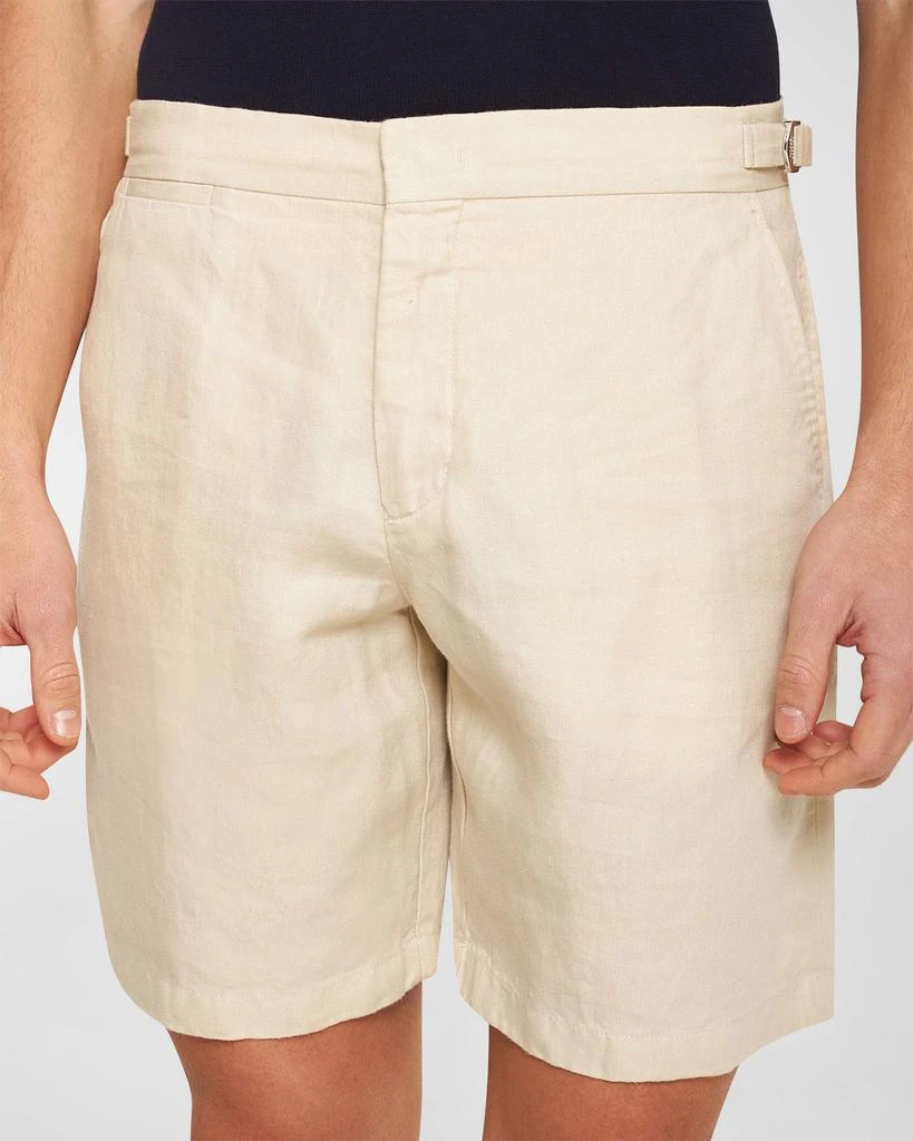 Orlebar Brown Men's Norwich Linen Shorts 5