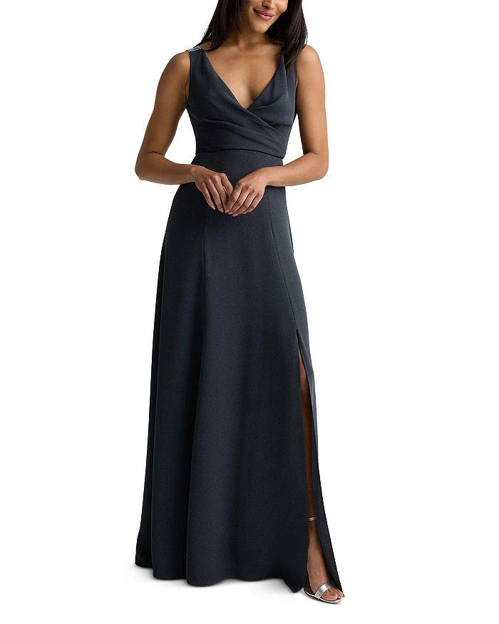 St. John Draped Bodice Gown