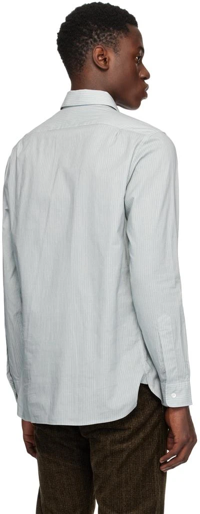 RRL Blue & Off-White Striped Shirt 3