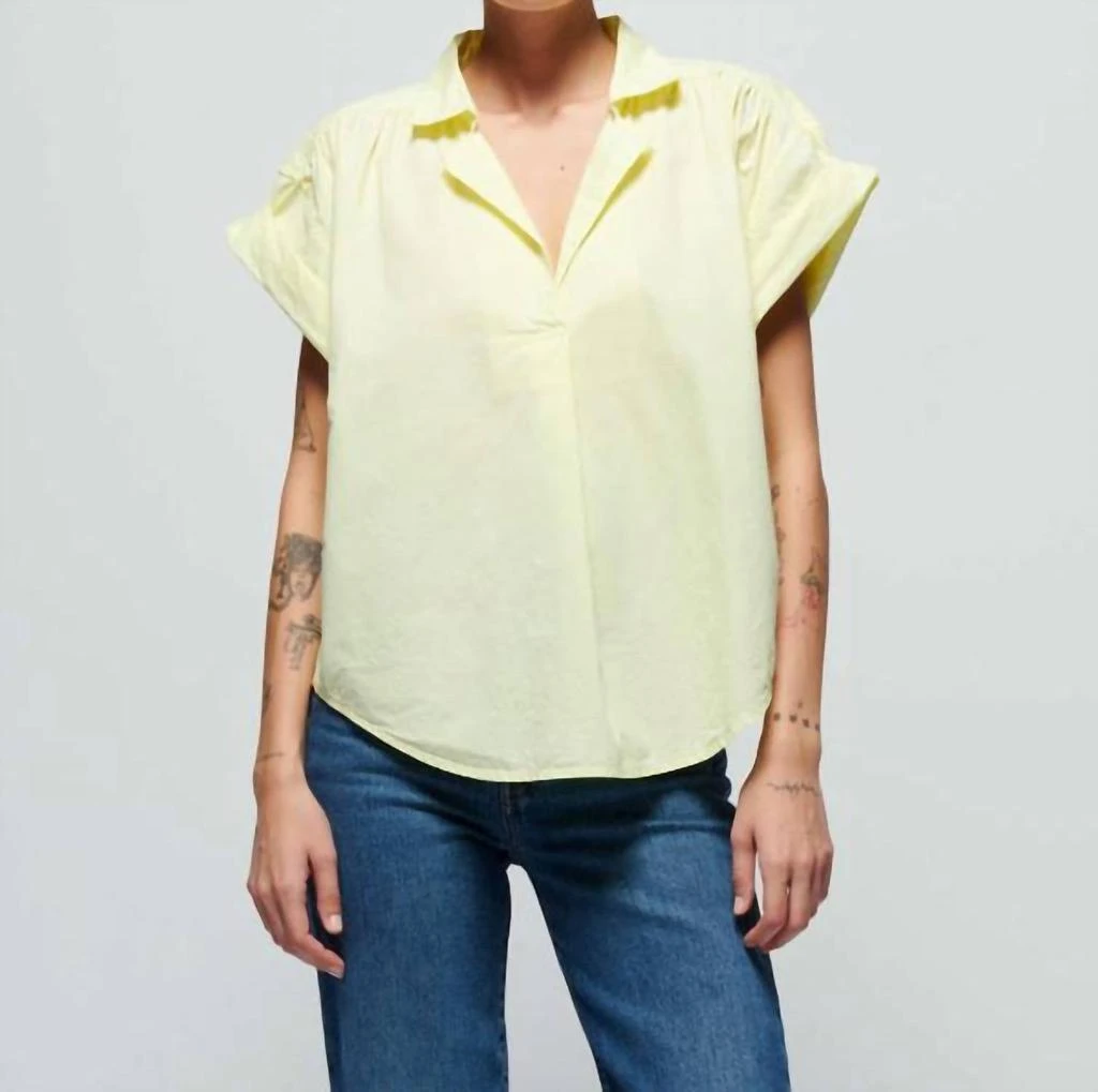 Nation LTD Nation Ltd - Elliot Relaxed Short Sleeve Blouse 1