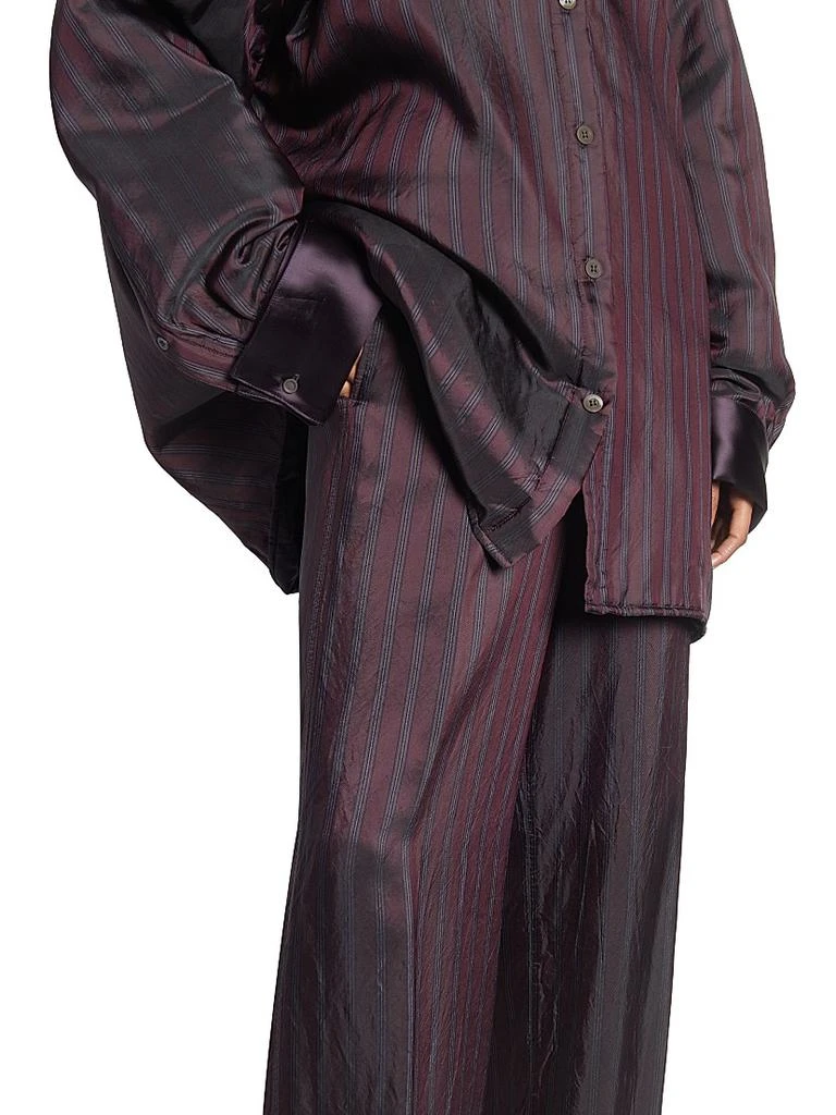 Dries Van Noten Striped Satin Pants 6