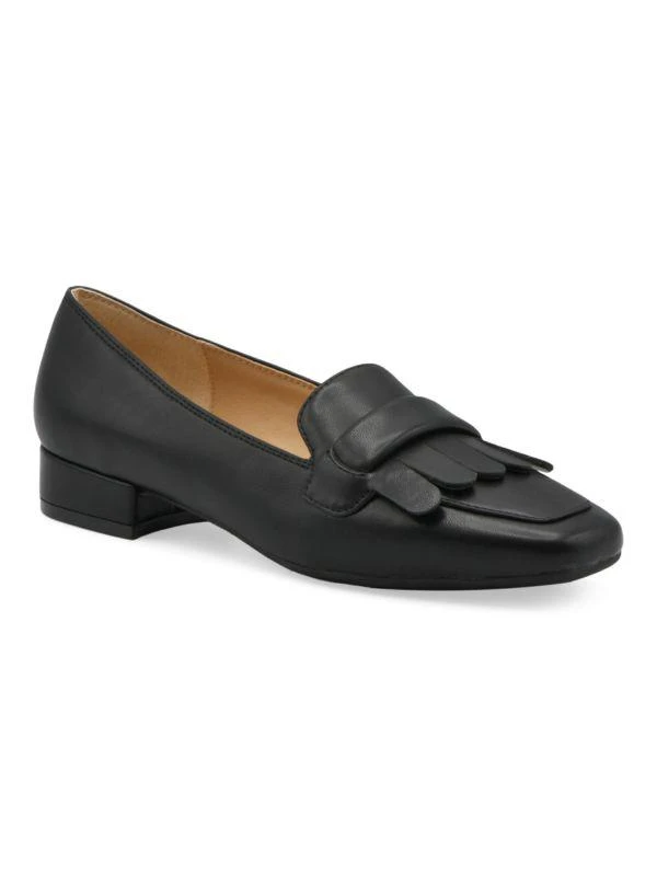 Adrienne Vittadini Geryl Kilt Fringe Loafers 3