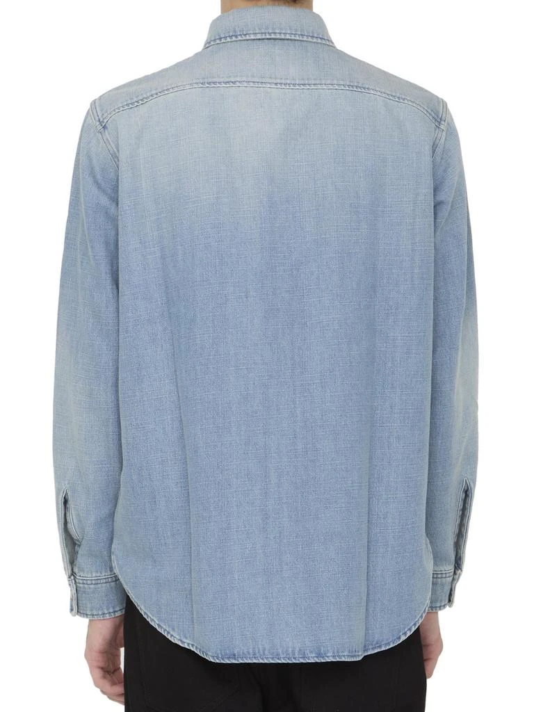 Yves Saint Laurent Saint Laurent Buttoned Long-Sleeved Denim Shirt 2