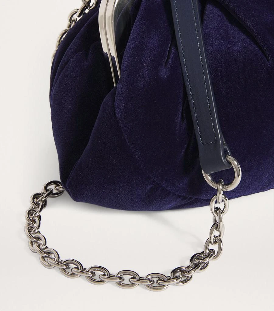 Weekend Max Mara Small Velvet Pasticcino Clutch Bag 4