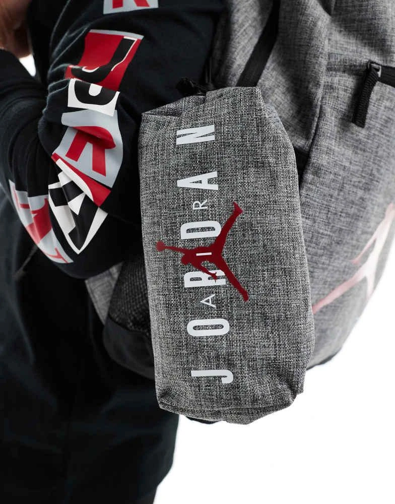 Jordan Jordan Air backpack with pencil case in grey 2