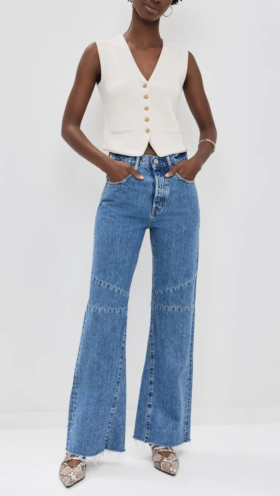 MOUSSY VINTAGE MV Riviera Switching Flare Jeans 4