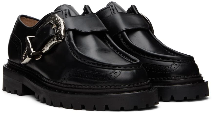 Toga Pulla SSENSE Exclusive Black Brogue Loafers 4