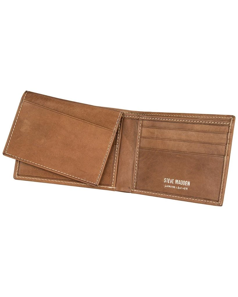Steve Madden Antique Genuine Leather Passcase W/ R 1