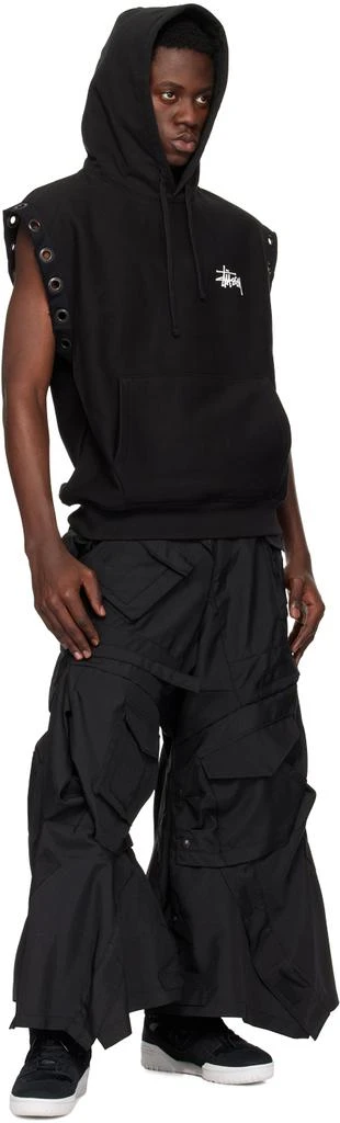 Junya Watanabe Black Asymmetric Cargo Pants 4