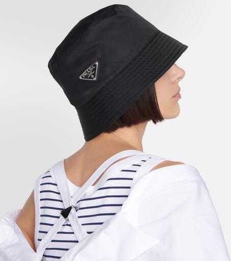 Prada Logo Re-Nylon bucket hat