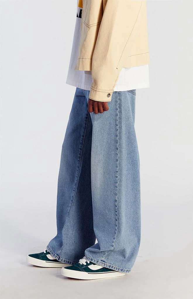 PacSun Light Indigo Extreme Baggy Jeans 3