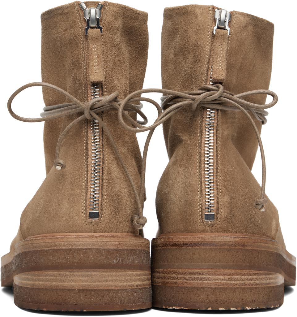 Marsèll Tan Parrucca Combat Boots