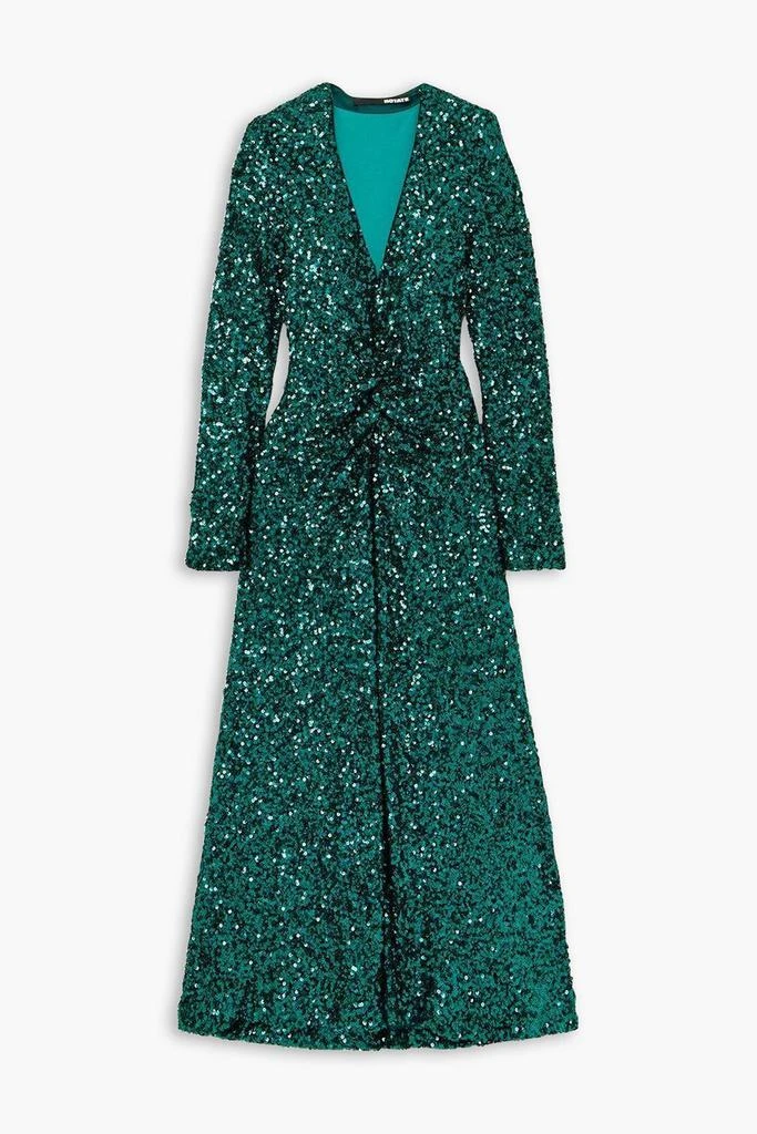 ROTATE Birger Christensen Sierra sequined stretch-tulle midi dress 1
