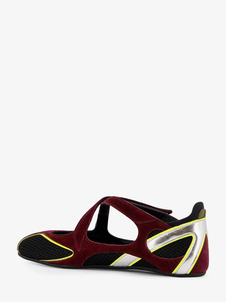 The Attico Foor 01 mesh and suede Ballerinas Flat 4
