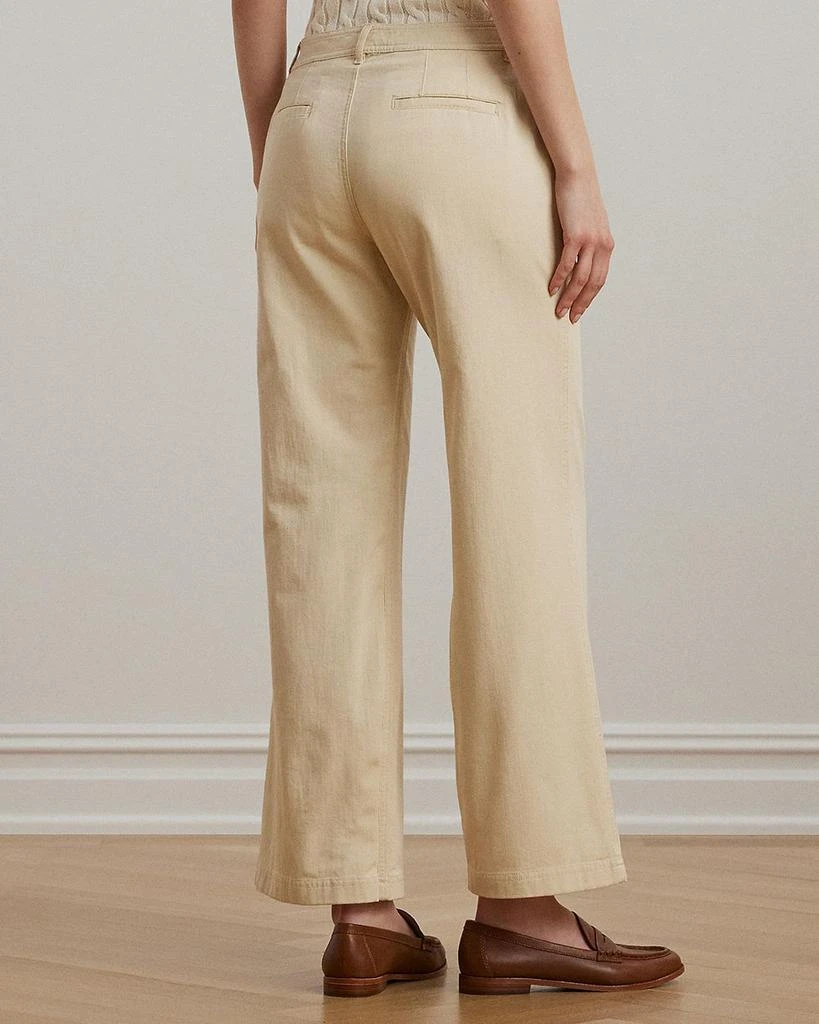 Ralph Lauren Cotton Twill Wide Leg Pants 3