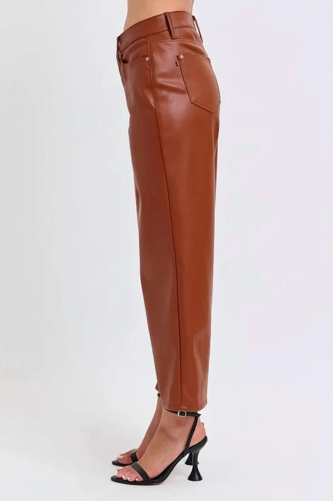 Judy Blue Judy Blue - Aruba Faux Leather Crop Jeans 5