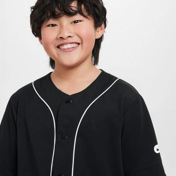 NIKE Boys' Nike Athletics Dri-FIT Baseball Jersey 7