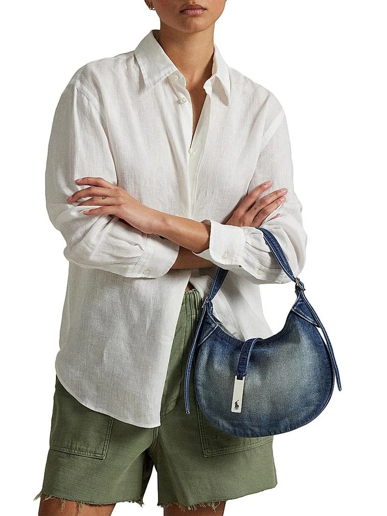 Ralph Lauren Denim Hobo Bag 6