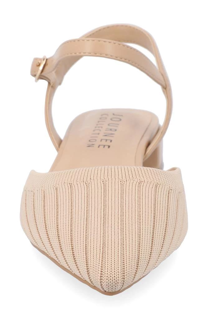 Journee Collection Ansley Ankle Strap Flat 3