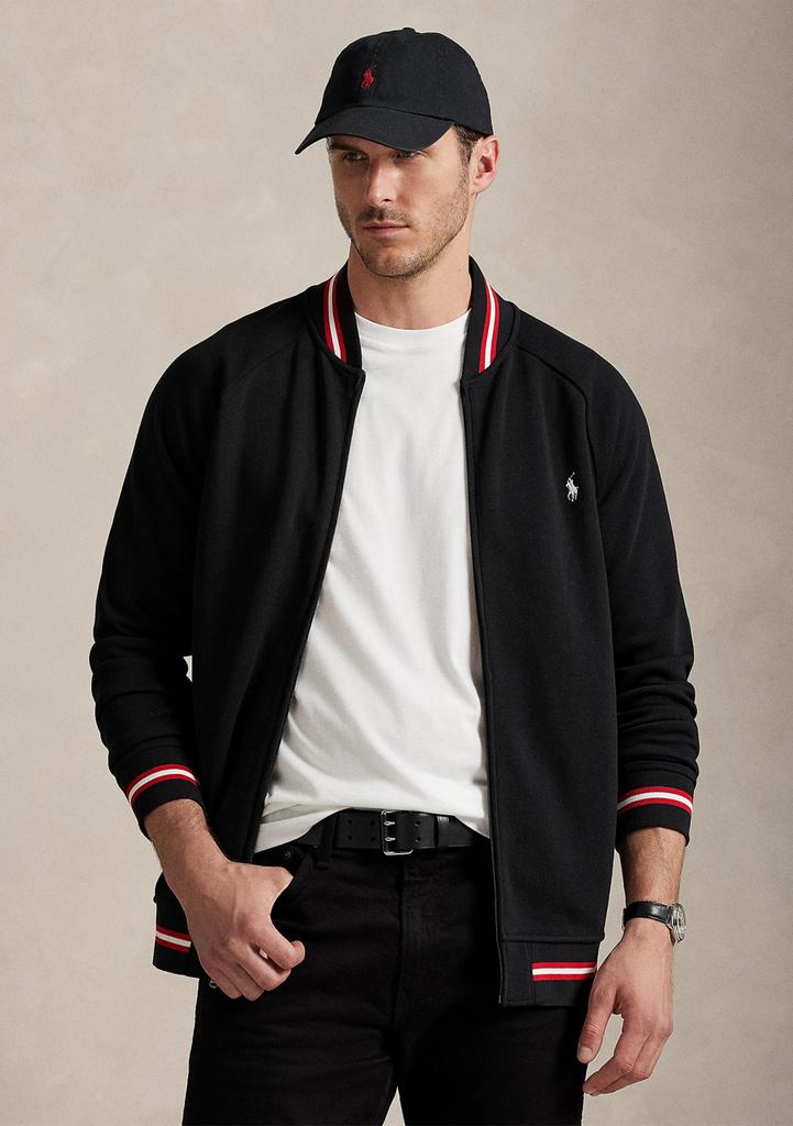 Ralph Lauren Big & Tall Double-Knit Mesh Bomber Jacket